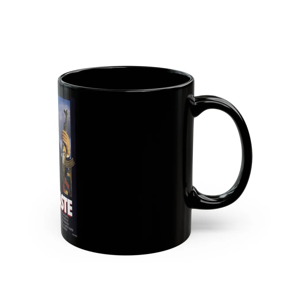 BAD TASTE 1987 Movie Poster - Black Coffee Mug-Go Mug Yourself