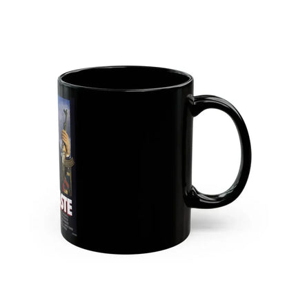 BAD TASTE 1987 Movie Poster - Black Coffee Mug - Go Mug Yourself