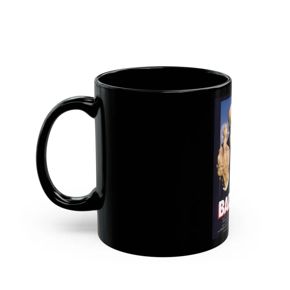 BAD TASTE 1987 Movie Poster - Black Coffee Mug-Go Mug Yourself