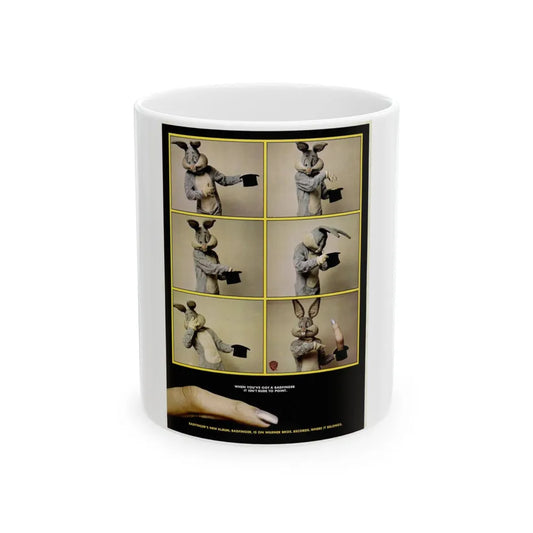Badfinger 1974 (Music Poster) White Coffee Mug-11oz-Go Mug Yourself