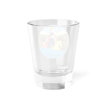 Badge of Barbados 1870-1966 (Barbados) (Coat of Arms) Shot Glass 1.5oz - Go Mug Yourself