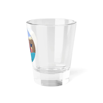 Badge of Barbados 1870-1966 (Barbados) (Coat of Arms) Shot Glass 1.5oz - Go Mug Yourself