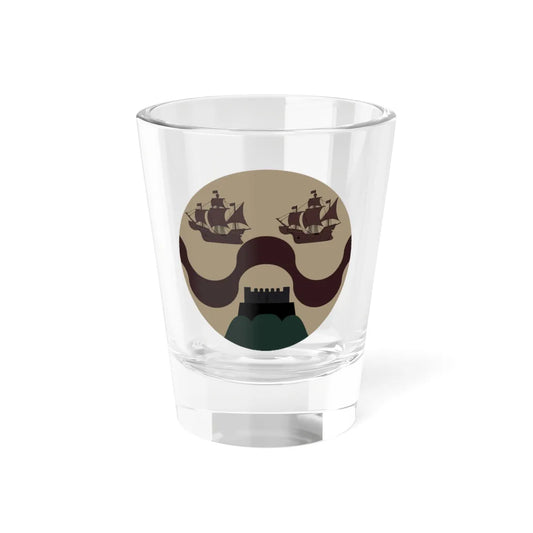 Badge of Bombay Presidency (India) (Coat of Arms) Shot Glass 1.5oz 1.5oz - Go Mug Yourself