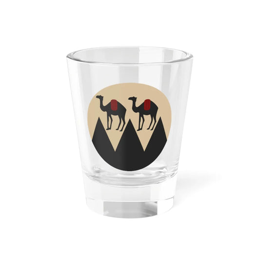 Badge of British Baluchistan (India) (Coat of Arms) Shot Glass 1.5oz 1.5oz - Go Mug Yourself