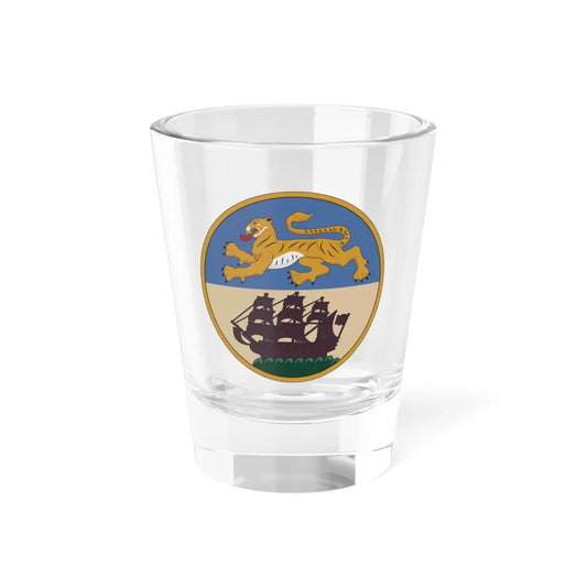 Badge of British Bengal (Bangladesh) (Coat of Arms) Shot Glass 1.5oz 1.5oz - Go Mug Yourself