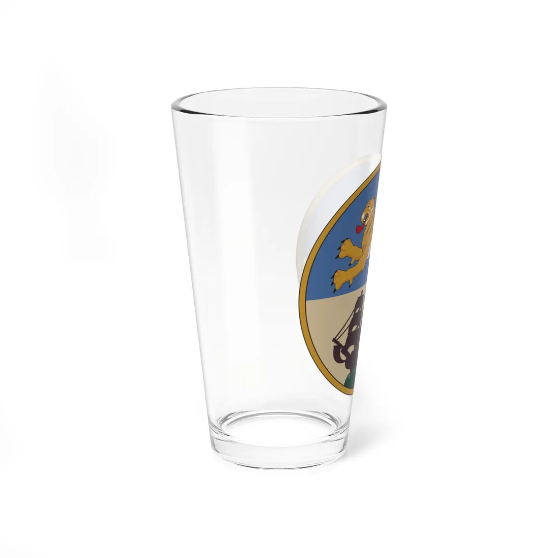 Badge of British Bengal (India) (Coat of Arms) Pint Glass 16oz - Go Mug Yourself
