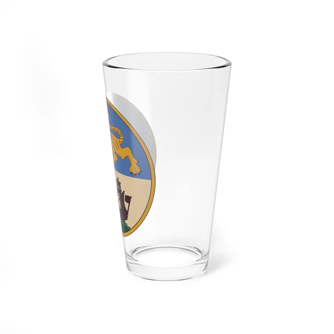 Badge of British Bengal (India) (Coat of Arms) Pint Glass 16oz - Go Mug Yourself