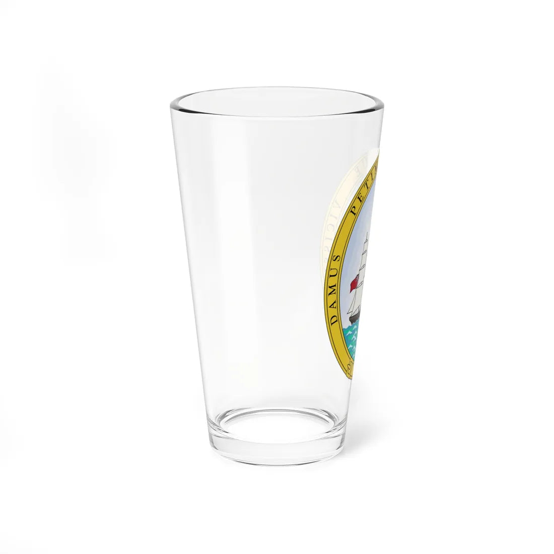 Badge of British Guiana 1906-1955 (Guyana) (Coat of Arms) Pint Glass 16oz - Go Mug Yourself