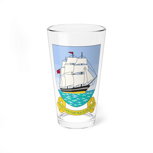 Badge of British Guiana 1955-1966 (Guyana) (Coat of Arms) Pint Glass 16oz 16oz - Go Mug Yourself