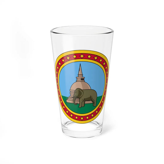 Badge of Ceylon 1875-1948 (Sri Lanka) (Coat of Arms) Pint Glass 16oz 16oz - Go Mug Yourself