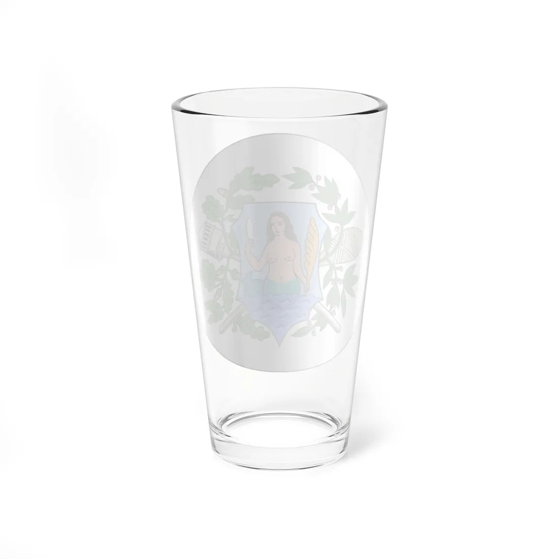 Badge of Fiji 1875-1883 (Fiji) (Coat of Arms) Pint Glass 16oz - Go Mug Yourself