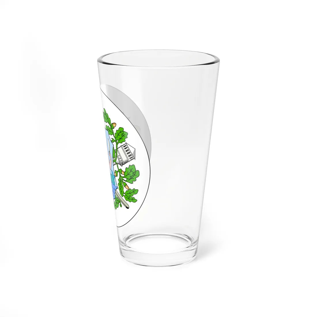 Badge of Fiji 1875-1883 (Fiji) (Coat of Arms) Pint Glass 16oz - Go Mug Yourself