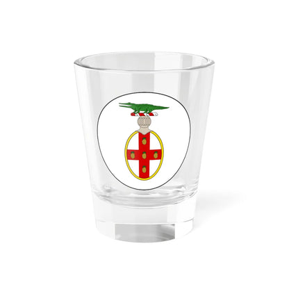 Badge of Jamaica 1875-1906 (Jamaica) (Coat of Arms) Shot Glass 1.5oz 1.5oz - Go Mug Yourself