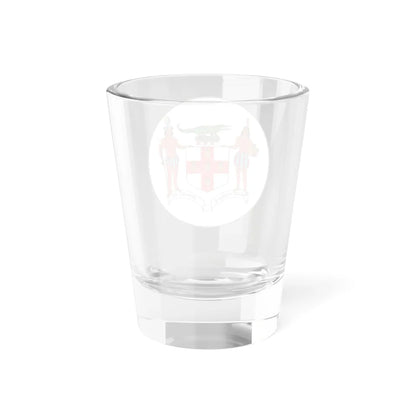 Badge of Jamaica 1906-1957 (Jamaica) (Coat of Arms) Shot Glass 1.5oz - Go Mug Yourself