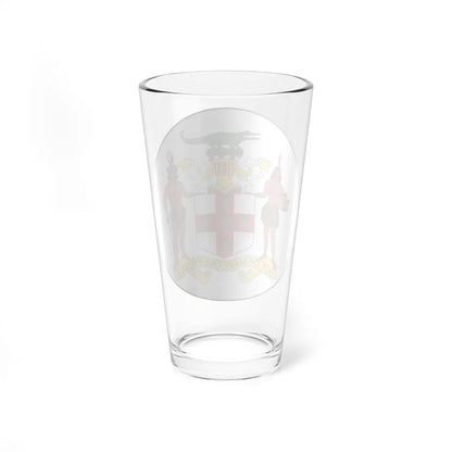 Badge of Jamaica 1962 (Jamaica) (Coat of Arms) Pint Glass 16oz - Go Mug Yourself