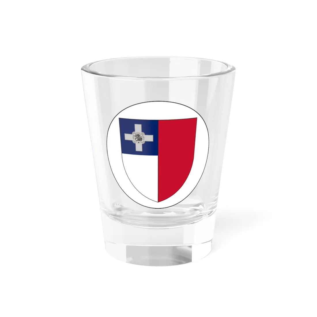 Badge of Malta 1943-1964 (Malta) (Coat of Arms) Shot Glass 1.5oz 1.5oz - Go Mug Yourself