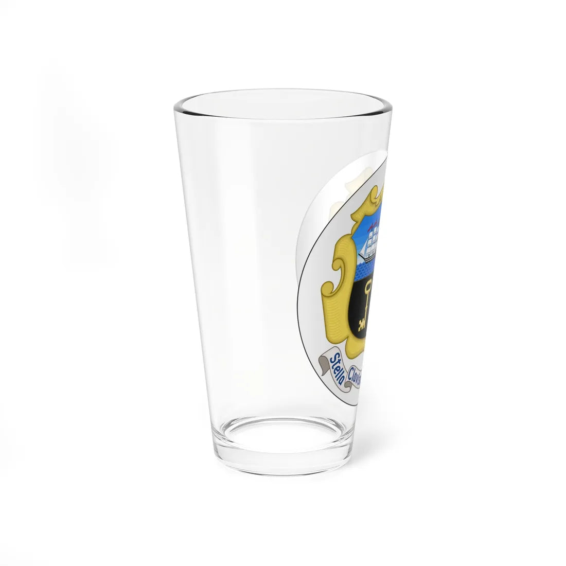 Badge of Mauritius 1869-1906 (Mauritius) (Coat of Arms) Pint Glass 16oz - Go Mug Yourself