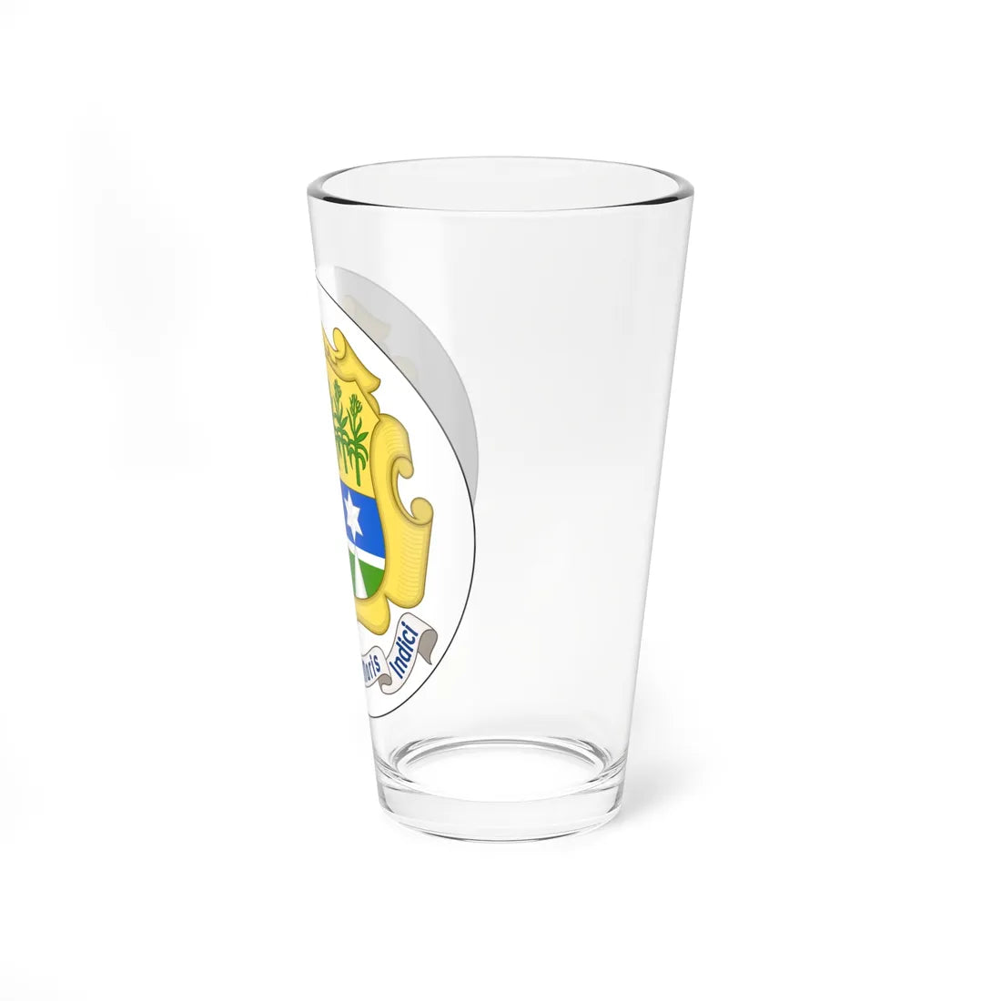 Badge of Mauritius 1869-1906 (Mauritius) (Coat of Arms) Pint Glass 16oz - Go Mug Yourself