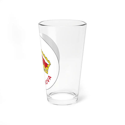 Badge of Newfoundland 1870-1904 (Canada) (Coat of Arms) Pint Glass 16oz - Go Mug Yourself