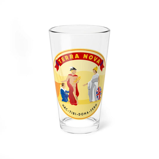 Badge of Newfoundland 1904-1987 (Canada) (Coat of Arms) Pint Glass 16oz 16oz - Go Mug Yourself