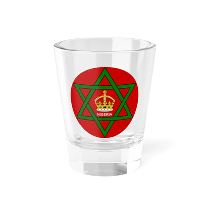 Badge of Nigeria 1914-1952 (Niger) (Coat of Arms) Shot Glass 1.5oz 1.5oz - Go Mug Yourself