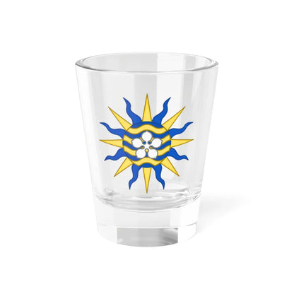 Badge of Office of Fraser Herald Canadian Heraldic Authority (Canada) (Coat of Arms) Shot Glass 1.5oz 1.5oz - Go Mug Yourself