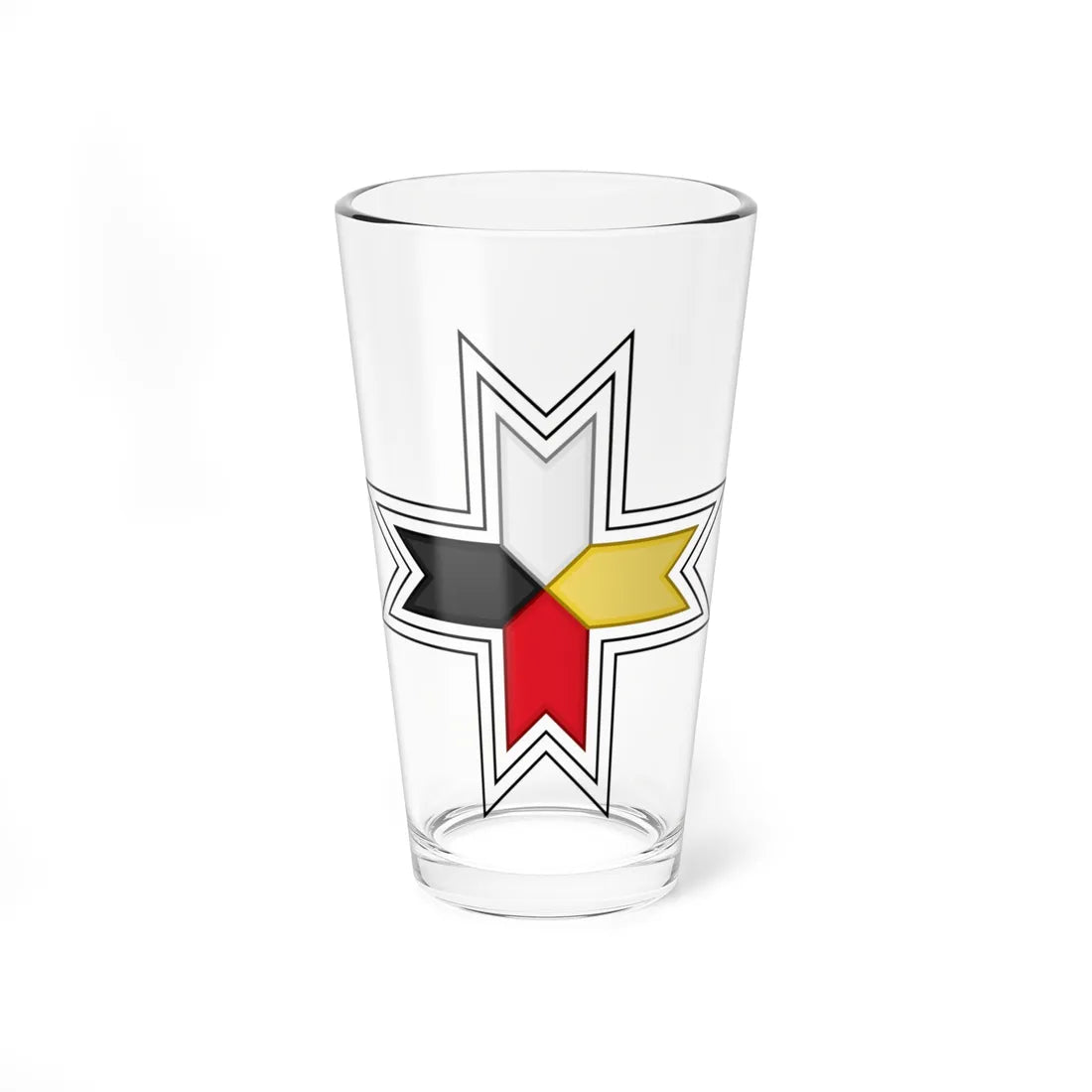 Badge of Office of Miramichi Herald Canadian Heraldic Authority (Canada) (Coat of Arms) Pint Glass 16oz - Go Mug Yourself