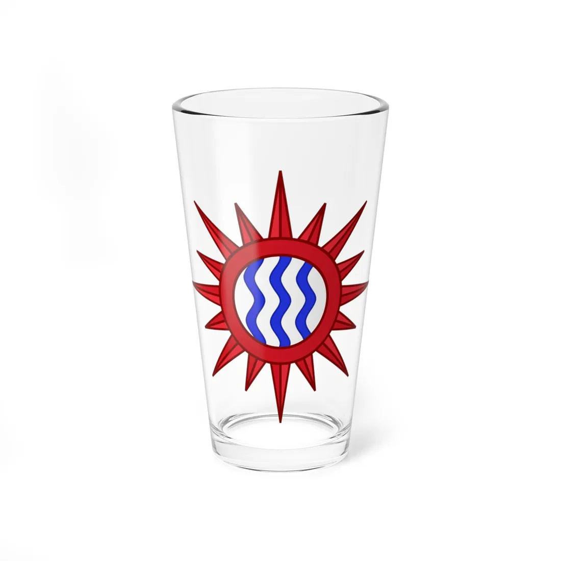 Badge of Office of Niagara Herald Extraordinary Canadian Heraldic Authority (Canada) (Coat of Arms) Pint Glass 16oz 16oz - Go Mug Yourself
