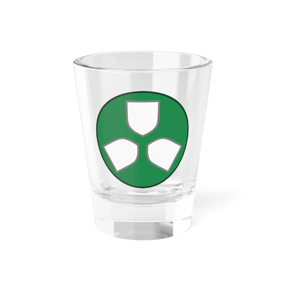 Badge of Office of Outaouais Herald Emeritus Canadian Heraldic Authority (Canada) (Coat of Arms) Shot Glass 1.5oz 1.5oz - Go Mug Yourself