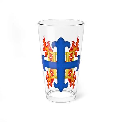 Badge of Office of Saint-Laurent Herald Canadian Heraldic Authority (Canada) (Coat of Arms) Pint Glass 16oz 16oz - Go Mug Yourself