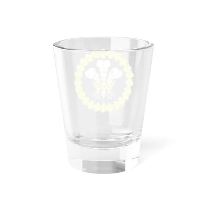 Badge of Prince Charles The Prince of Wales Royal Tour of Canada 2012 (Canada) (Coat of Arms) Shot Glass 1.5oz - Go Mug Yourself