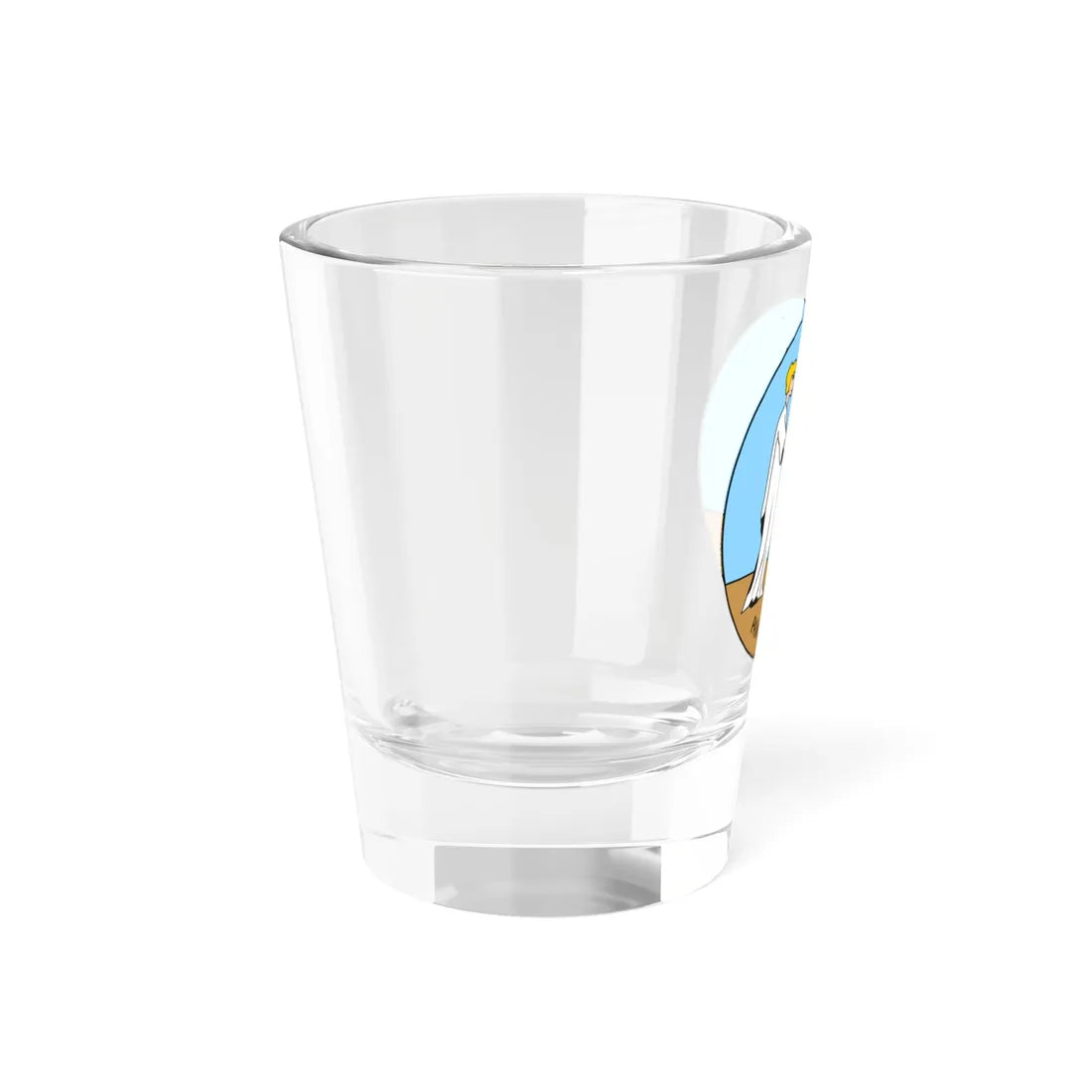 Badge of Saint Vincent and the Grenadines 1907-1979 (Saint Vincent and the Grenadines) (Coat of Arms) Shot Glass 1.5oz - Go Mug Yourself