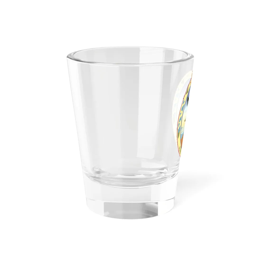 Badge of Seychelles 1961-1976 (Seychelles) (Coat of Arms) Shot Glass 1.5oz - Go Mug Yourself