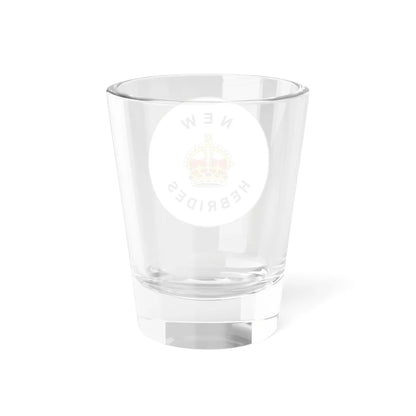 Badge of the British New Hebrides 1906-1952 (Vanuatu) (Coat of Arms) Shot Glass 1.5oz - Go Mug Yourself