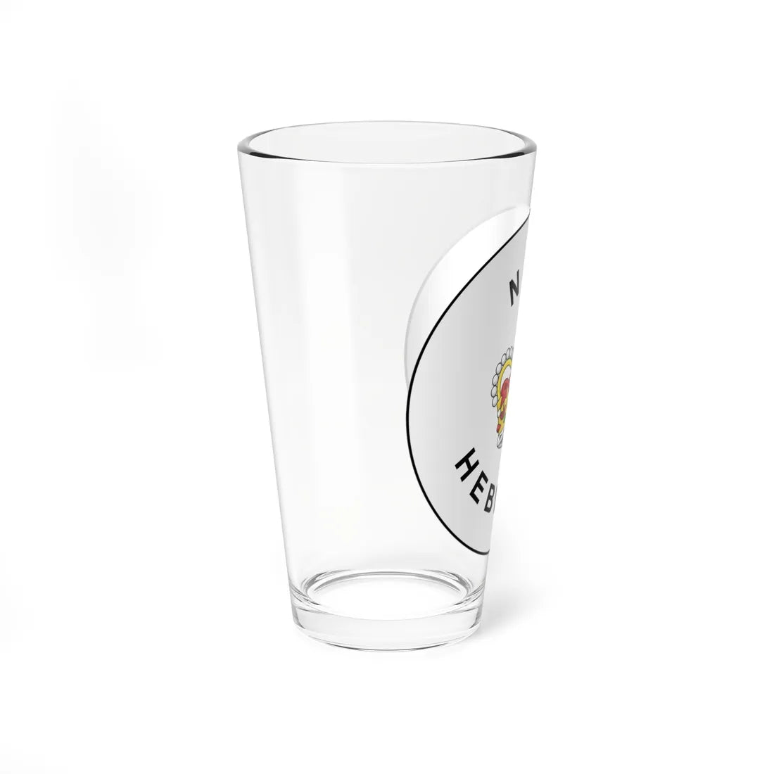 Badge of the British New Hebrides 1952-1980 (Vanuatu) (Coat of Arms) Pint Glass 16oz - Go Mug Yourself