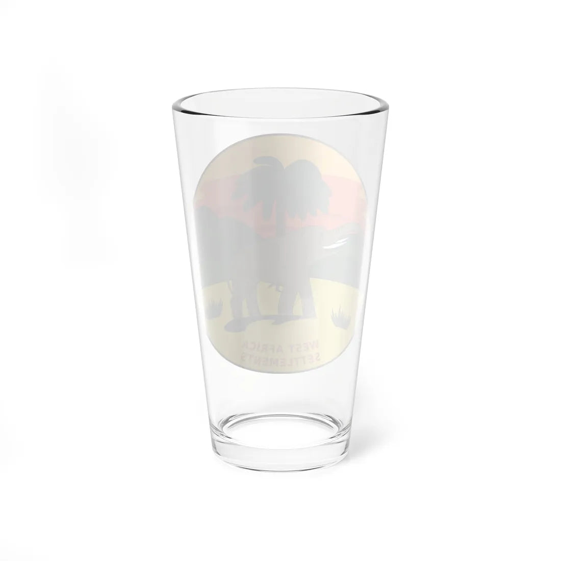 Badge of the British West Africa Settlements 1870-1888 (Sierra Leone) (Coat of Arms) Pint Glass 16oz - Go Mug Yourself