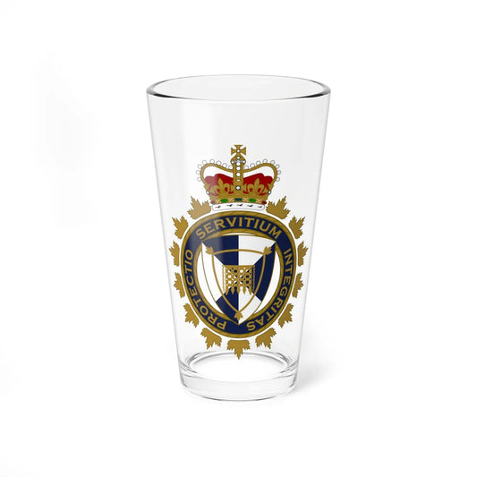 Badge of the Canada Border Services Agency (Canada) (Coat of Arms) Pint Glass 16oz 16oz - Go Mug Yourself