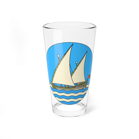 Badge of the Colony of Aden (Yemen) (Coat of Arms) Pint Glass 16oz 16oz - Go Mug Yourself