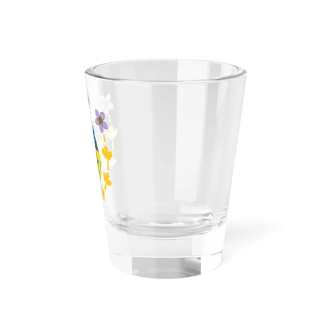Badge of the Commissioner of Nunavut (Canada) (Coat of Arms) Shot Glass 1.5oz - Go Mug Yourself