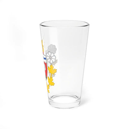 Badge of the Commissioner of the Northwest Territories (Canada) (Coat of Arms) Pint Glass 16oz - Go Mug Yourself
