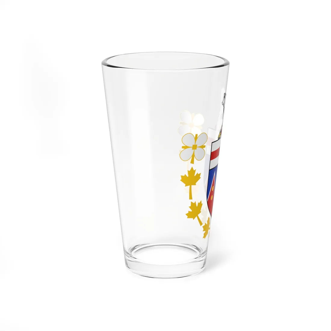 Badge of the Commissioner of Yukon (Canada) (Coat of Arms) Pint Glass 16oz - Go Mug Yourself