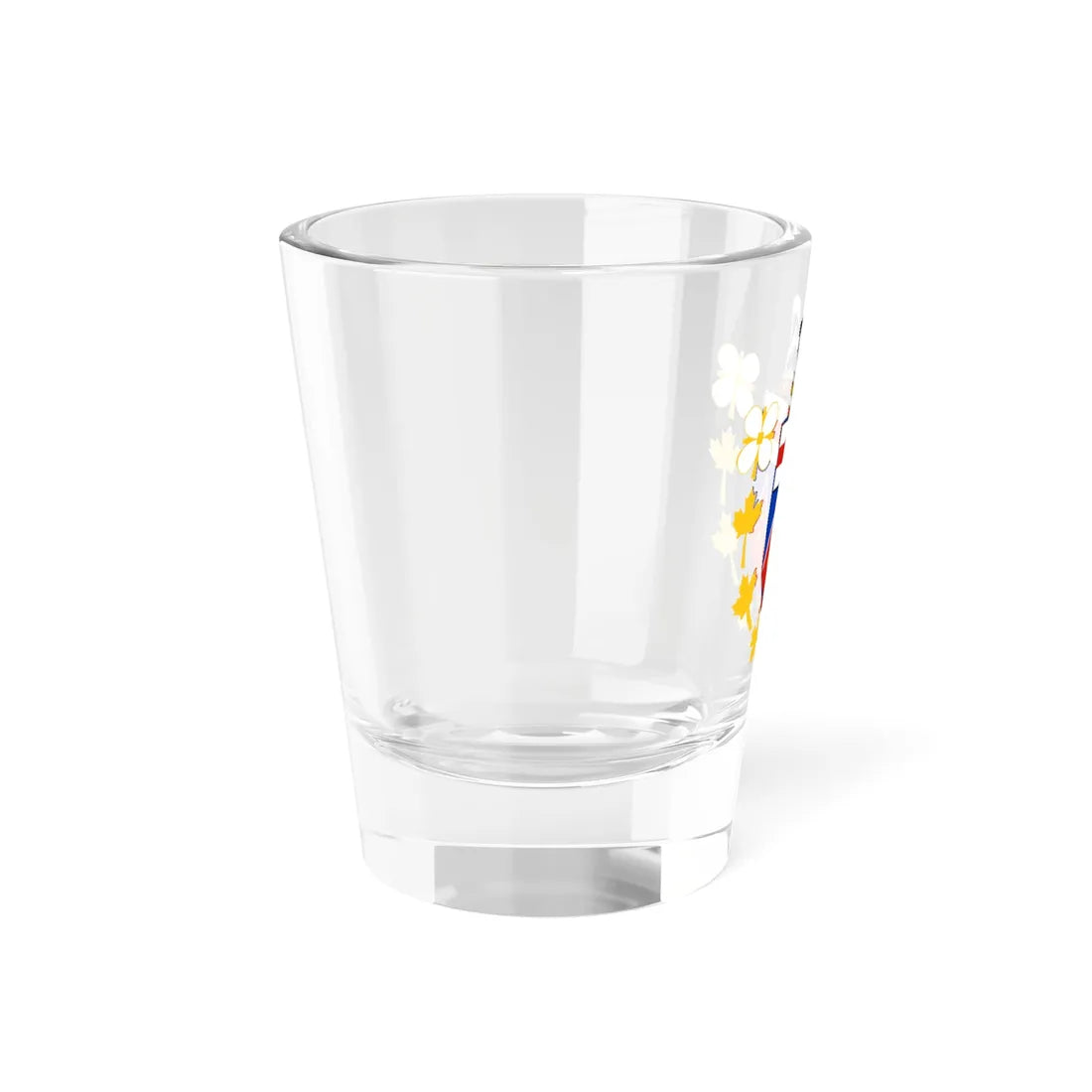 Badge of the Commissioner of Yukon (Canada) (Coat of Arms) Shot Glass 1.5oz - Go Mug Yourself