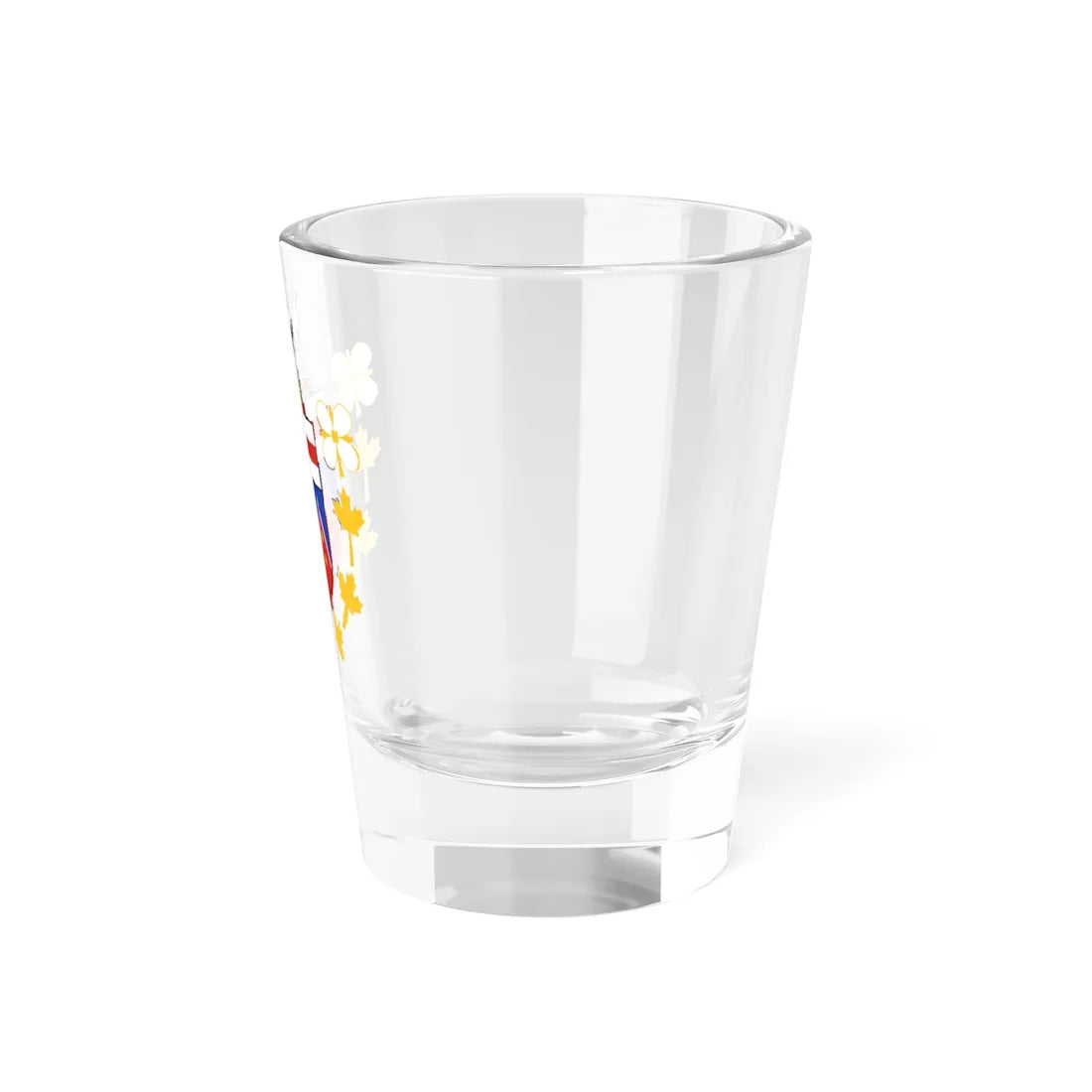 Badge of the Commissioner of Yukon (Canada) (Coat of Arms) Shot Glass 1.5oz - Go Mug Yourself