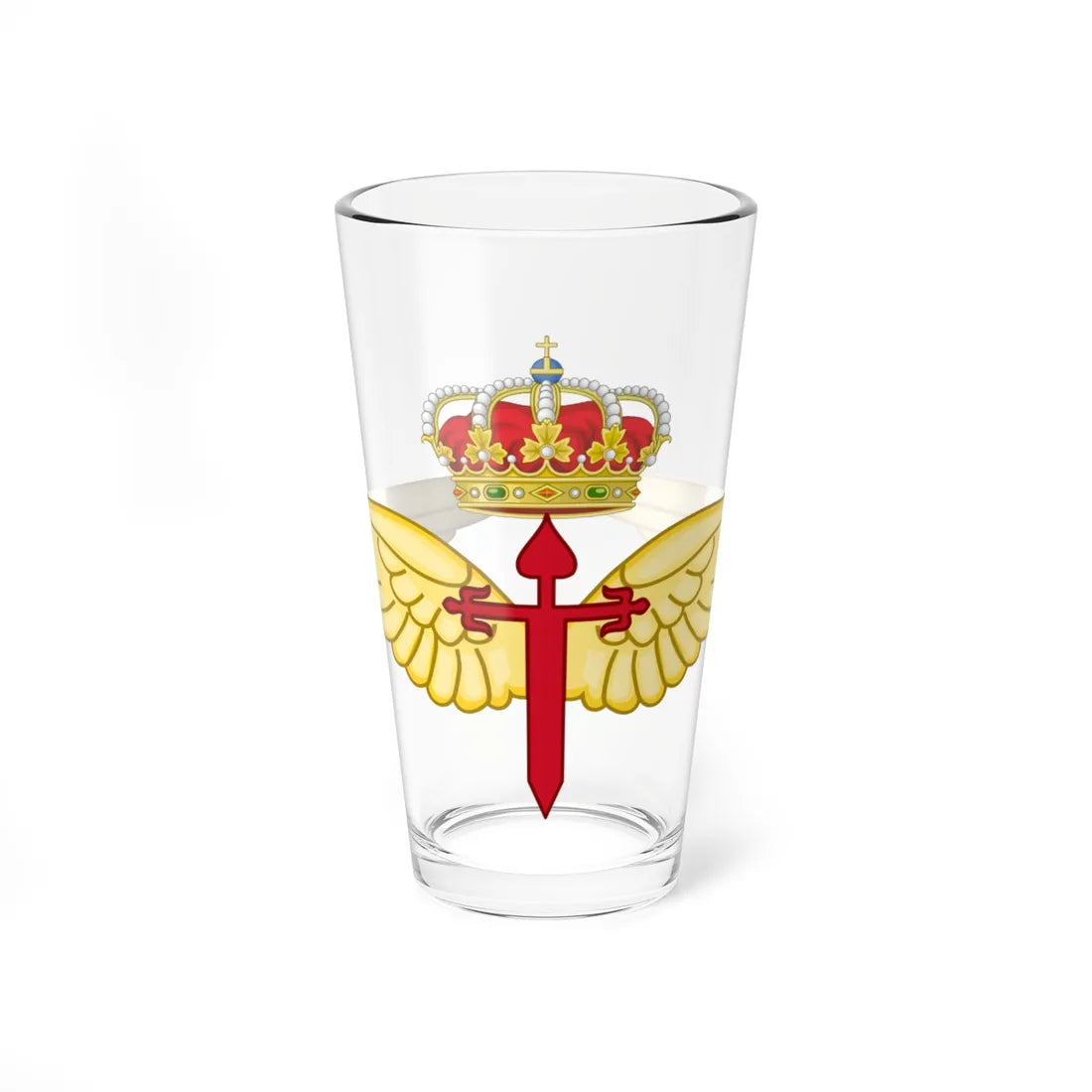 Badge of the FAMET (Spain) (Coat of Arms) Pint Glass 16oz - Go Mug Yourself