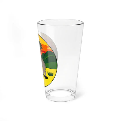 Badge of The Gambia 1889-1965 (Gambia) (Coat of Arms) Pint Glass 16oz - Go Mug Yourself