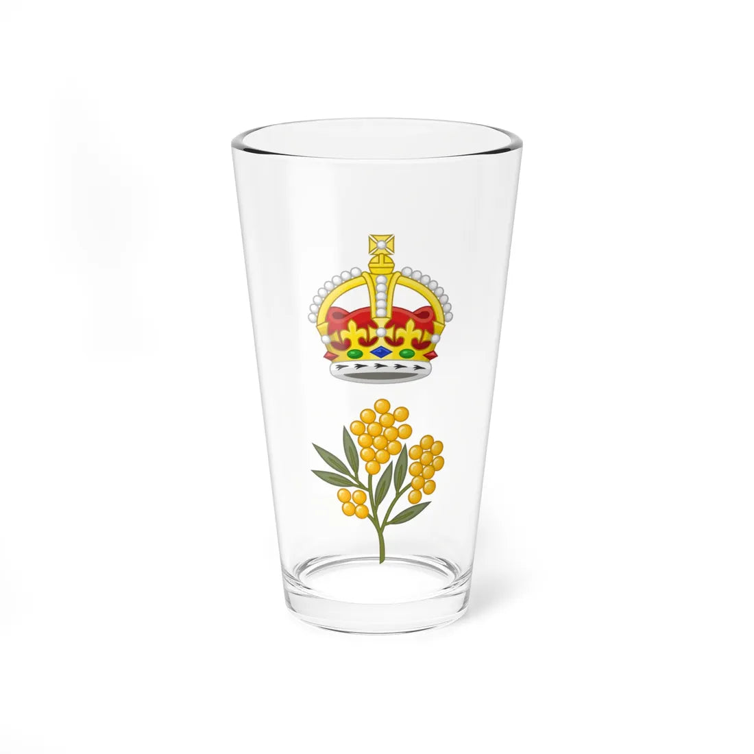 Badge of the Governor-General of Australia Tudor Crown (Australia) (Coat of Arms) Pint Glass 16oz 16oz - Go Mug Yourself