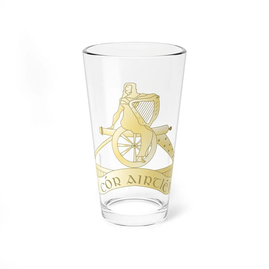 Badge of the Irish Artillery Corps (Ireland) (Coat of Arms) Pint Glass 16oz 16oz - Go Mug Yourself