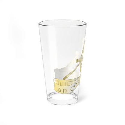 Badge of the Irish Artillery Corps (Ireland) (Coat of Arms) Pint Glass 16oz - Go Mug Yourself