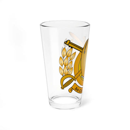 Badge of the Irish Cavalry Corps (Ireland) (Coat of Arms) Pint Glass 16oz - Go Mug Yourself