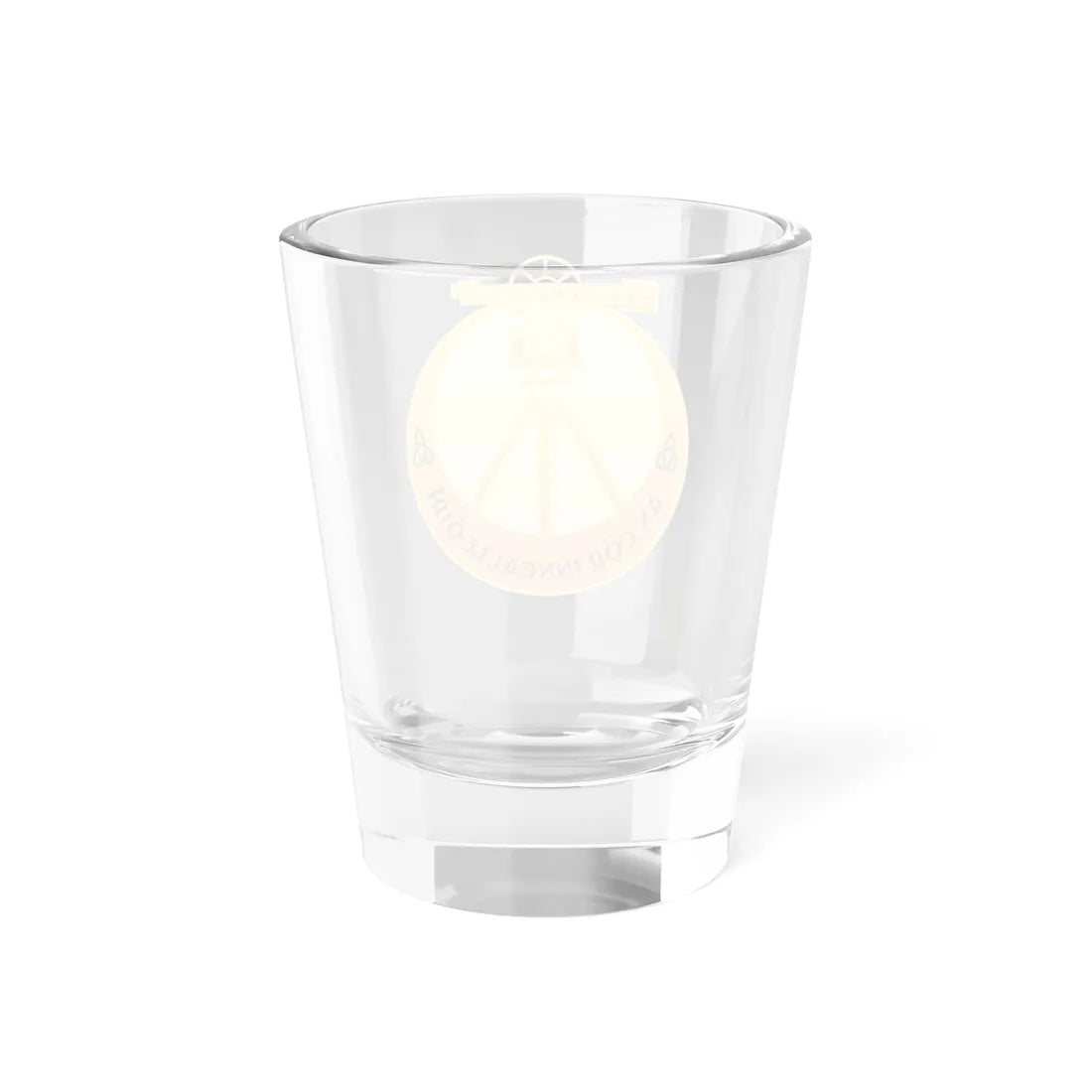 Badge of the Irish Corps of Engineers (Ireland) (Coat of Arms) Shot Glass 1.5oz - Go Mug Yourself